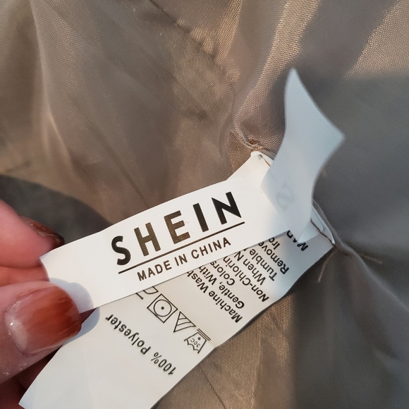 Plaid Blazer Shein Small - Picture 3 of 3